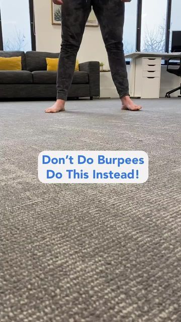 Burpees For Beginners, Burpees How To Do Beginner, Burpees For Beginners For Women, Modified Burpee Exercise, Beginner Burpee, Burpee Variations, Modified Burpee, Burpee Workout, Heath Tips