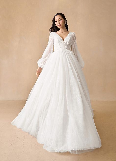 Plus Size Wedding Dresses Puffy Sleeves, Simple Wedding Dresses Modest, Wedding Dress 3/4 Sleeve, Lace Ballgown Wedding Dress With Sleeves, Mormon Wedding Dress, Long Sleeve A Line Wedding Dress, Lord Of The Rings Wedding Dress, Persephone Wedding Dress, Whimsical Wedding Dress With Sleeves