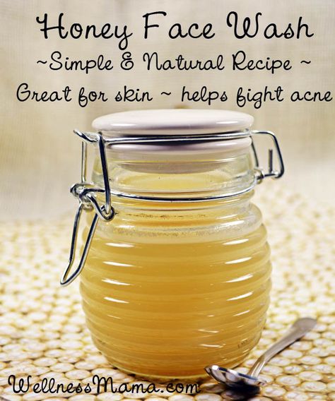 Homemade Honey Face Wash for Smooth Skin Naturally. Use this method in the AM and the Oil Cleansing method in the PM Honey Face Wash, Oil Cleansing Method, Basic Skincare, Oil Cleansing, Honey Face Mask, Skin Care Routine For 20s, Wellness Mama, Honey Face, Homemade Lotion