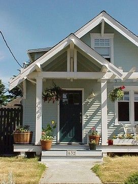 Seattle Exterior Facelift - traditional - entry - seattle - Shuler Architecture Front Porch Pergola, Traditional Entry, Pergola Decorations, Small White House, Porch Kits, Pergola Diy, Porch Addition, Building A Porch, Porch Roof