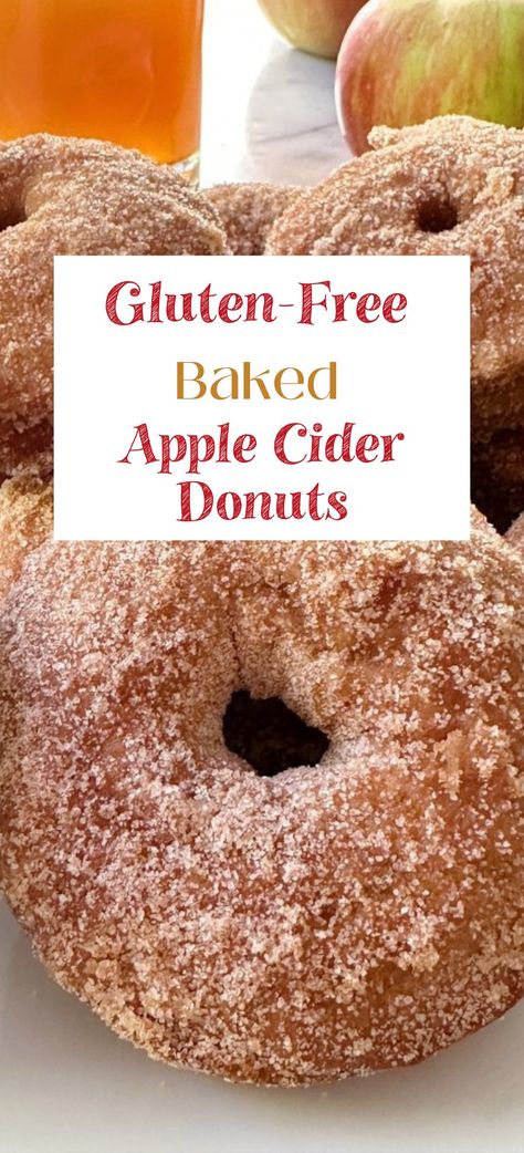 Gluten-Free Baked Apple Cider Donuts – healthyGFfamily.com Gluten Free Donuts Baked, Gluten Free Donut Recipe, Garden In The Kitchen, Cider Donuts Recipe, Apple Cider Donuts Recipe, Best Apple Cider, Apple Cider Donuts Baked, Gluten Free Apple, Apple Donuts