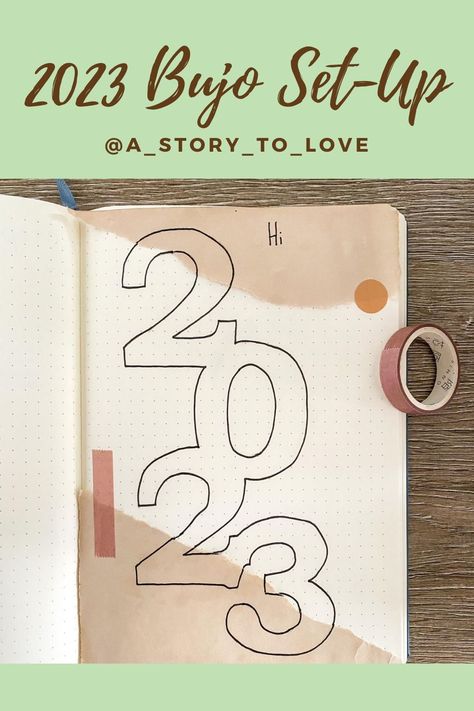 Bullet Journal Yearly Spread, 2023 Bullet Journal, Bullet Journal Yearly, My 2023, Bullet Journal Set Up, Bujo Inspiration, Bullet Journal Spread, Set Up, Spreads