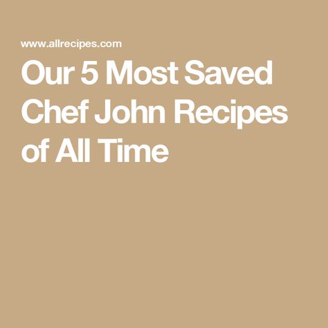 Our 5 Most Saved Chef John Recipes of All Time Chef John Food Wishes, Chef John Recipes, King Ranch Chicken Casserole, Big Family Meals, Cooking Prime Rib, Italian Meatballs Recipe, Ranch Chicken Casserole, 5 Ingredient Dinners, Chef John