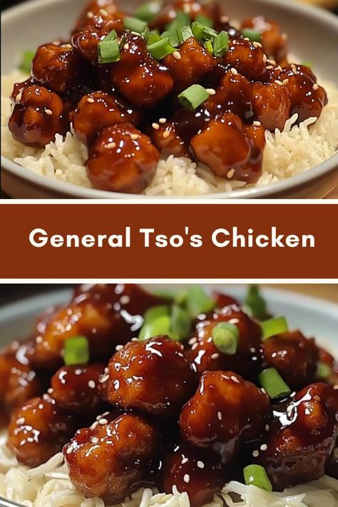 General Tso’s Chicken Easy General Tso Chicken, General Tao Chicken, Homemade Takeout, Poulet General Tao, Cultural Recipes, Chicken Chinese, General Tso's Chicken, Chinese Dinner, Chinese Chicken Recipes