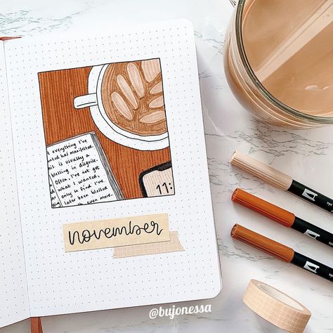 November Bujo, Bullet Art, School Folders, Bullet Journal Ideas Templates, Bullet Journal Design Ideas, Bullet Journal Themes, Journal Themes, Sketchbook Journaling, Journal Design