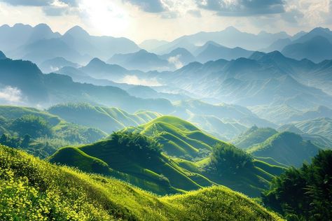 Beautiful Mountain ranges mountain vegetation landscape. | premium image by rawpixel.com / Narathorn Plain Background Landscape, Agriculture Background, Mountain Background, Plain Background, Nature Mountains, Mountain Ranges, Mountain Wallpaper, Plains Background, D D Maps