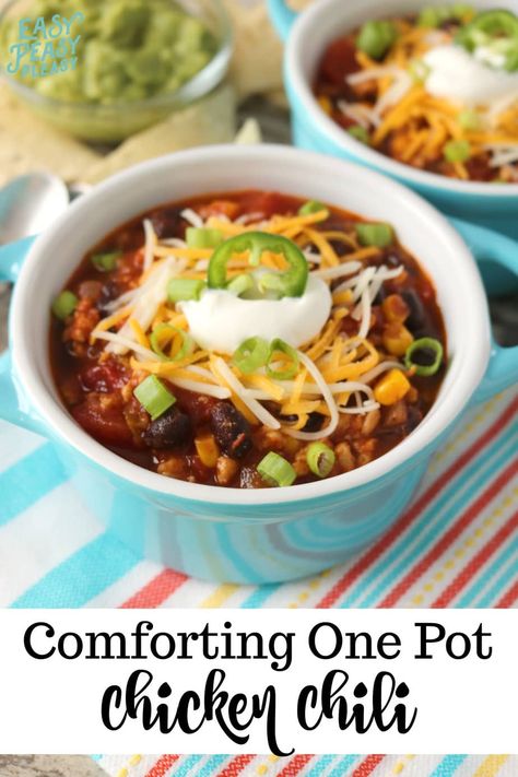 Ground Chicken Chili Recipe, Ground Chicken Chili, Chicken Chili Recipe Easy, Chicken Chili Crockpot, Invest In Your Health, Chicken Recipies, Ground Chicken Recipes, Chilli Recipes, Chili Recipe Easy