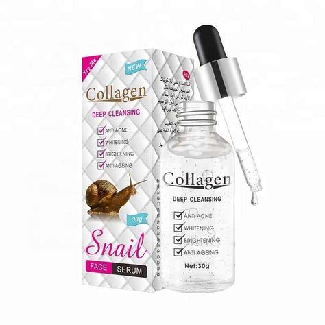 Snail Serum, Teal Makeup, Acne Face, Serum For Face, Buy Skincare, Collagen Serum, Whitening Face, Face Acne, Anti Aging Face