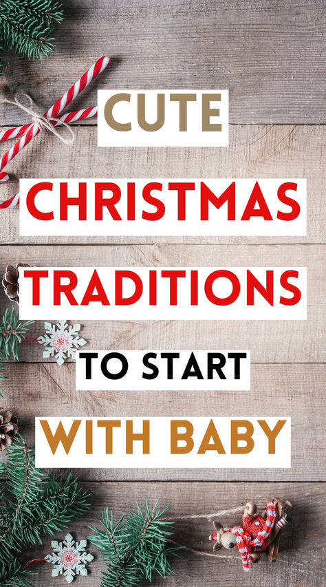 Spending your Baby's first Christmas is something special to look forward to. Not only are there an abundant amount of fun Christmas traditions for families with a newborn, but starting your Christmas traditions as a new family gives you so many options for fun holiday rituals. Click on the pin to discover the best Christmas traditions to start with Baby and get ready for the start of the holiday season! Yearly Christmas Traditions, Newborn Christmas Traditions, Newborn For Christmas, First Christmas With Newborn, Newborn Crafts Christmas, Christmas Stocking Traditions, New Family Christmas Traditions, Baby First Christmas Traditions, Newborn Traditions