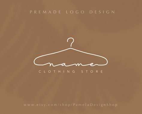 Premade logo | Simple Minimalist Modern premade Logo | Clothing Store Website Instagram Boutique Fashion Elegant Logo logodesigne #graphicdesigndesign #freelogo. Pre Loved Clothes Logo, Clothing Store Names Ideas, Fashion Store Logo, Logo For Clothing Brand, Boutique Names Ideas, Clothing Line Names, Clothing Store Website, Clothing Line Logos, Fashion Boutique Logo