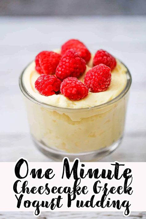 One Minute Cheesecake Yogurt Pudding #cheesecake #pudding #yogurt #easyrecipe Cheesecake Jello Recipes Instant Pudding Healthy, Cheesecake Pudding Mix And Greek Yogurt, Zero Sugar Cheesecake Jello Recipes, Keto Yogurt Dessert Recipes, Greek Yogurt Jello Pudding, Keto Greek Yogurt Dessert, Greek Yogurt And Pudding Mix, Instant Cheesecake Pudding Recipes, Pudding And Greek Yogurt