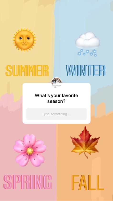 What’s yours? #pinterest  #inspiration #instagram #story #art #seasons #summer #winter #fall #spring Instagram Story Polls Ideas, Instagram Story Ads, Instagram Story Questions, Instagram Design Creative, Instagram Questions, Instagram Planner, Interactive Posts, Story Art, Instagram Inspiration Posts