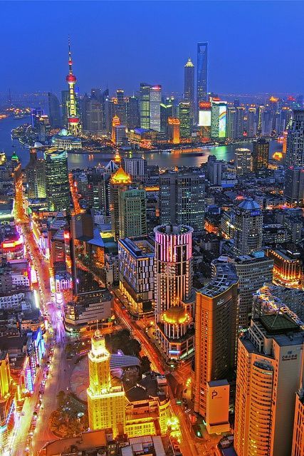 There's a reason why Shanghai is one of the most beautiful cities in the world! Visit China, City At Night, Tall Buildings, Helicopter Ride, Louvre Paris, Shanghai China, China Travel, Places Around The World, Macau