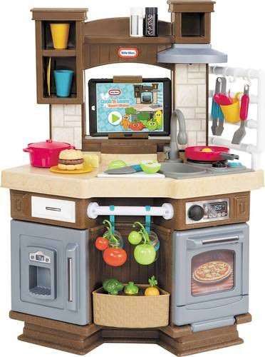 Little Tikes Cook 'n Learn Smart Kitchen - Best Buy Toddler Kitchen Set, Small Kitchen Set, Ikea Play, Ikea Play Kitchen, Toddler Kitchen, Kitchen Sets For Kids, Toy Kitchen Set, Kitchen Set Up, Play Food Set