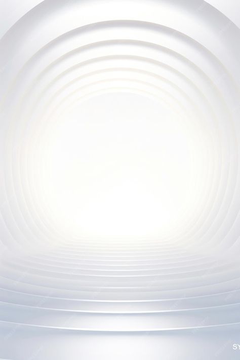 White round tunnel podium abstract background Light reflection stage 3d render | Premium AI-generated image Beauty Background Design, 3d Abstract Background, Premium Background Design, Product Background Template, White Poster Background, Product Banner Design Ideas, White 3d Background, Product Background Design, 3d Background Design