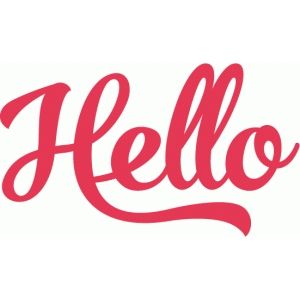 Silhouette Design Store - View Design #61186: hello brush script title Hello Text, House Silhouette, Hello Goodbye, Hug Quotes, Silhouette Online Store, Silhouette Template, Brush Script, Silhouette Stencil, E Mc2