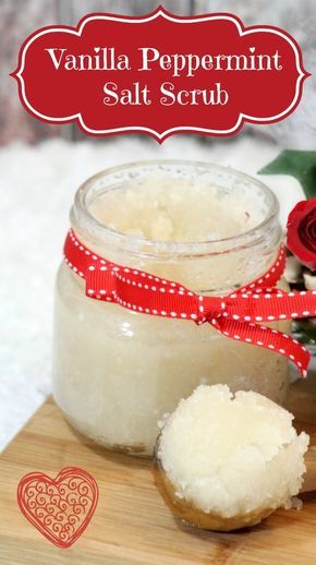 Peppermint Scrub, Salt Scrub Diy, Salt Scrub Recipe, Diy Body Scrub Recipes, Diy Sugar Scrub Recipe, Salt Scrubs, Bath Scrubs, Body Scrub Recipe, Sugar Scrub Homemade