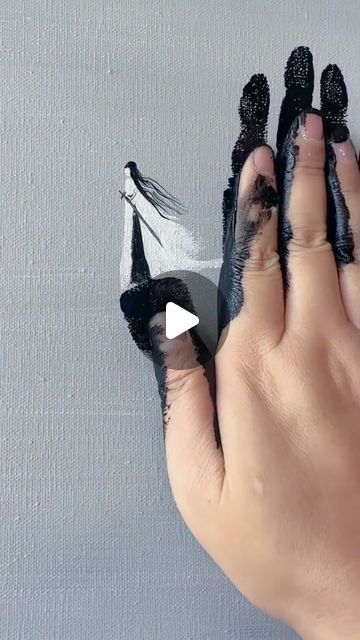 Painting With Hands, Art Methods, Chinese Traditional Art, Chinese Contemporary Art, China Culture, Traditional Chinese Art, Bare Hands, Chinese Landscape Painting, Asian Paints