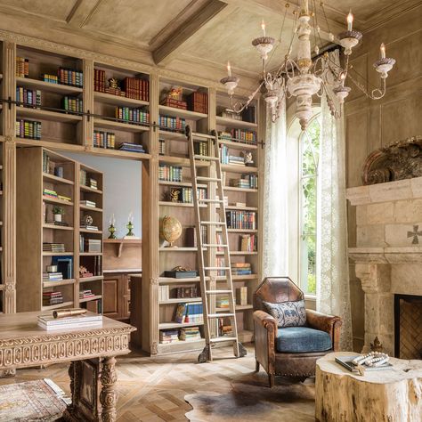 Home Library Design Ideas, Dream Home Library, Home Library Rooms, Home Office Library, Library Inspiration, Dream Library, Beautiful Library, Library Aesthetic, Home Library Design