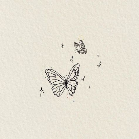 Discreet Tattoos, Elegant Tattoos, Tattoo On, Butterflies, Tattoos, Stars, Pins, White