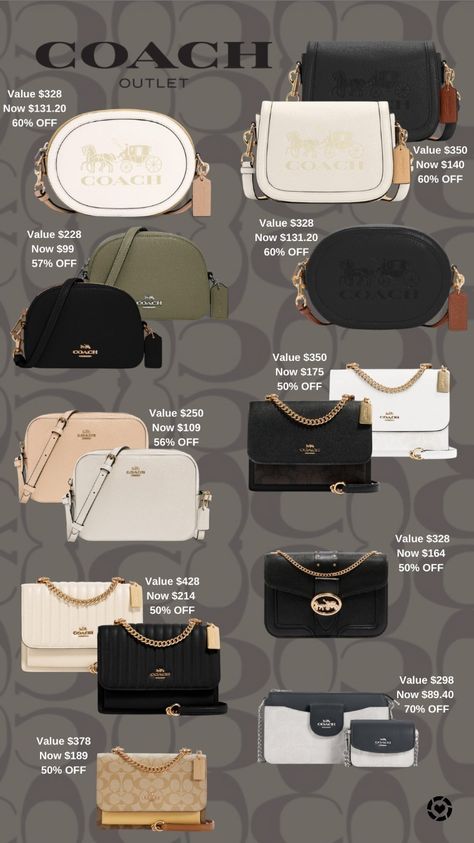 Coach crossbody bags on sale from 50-70% off! The first 2 (cream/beige/tan) with the Horse And Carriage are sooo beautiful! http://liketk.it/3jgoD #coachpurse #crossbody #handbag #purse #LTKitbag #LTKtravel #LTKbeauty @liketoknow.it.home @liketoknow.it #liketkit 
 Questions? Ask me on Instagram @amandaroblessed 
🌾
| target home | target kitchen | boho furniture | modern furniture | Amazon decor | target decor | found it on Amazon | furniture on sale | 3 drawer table | tall table | Wedding guest Coach Beige Bag, Neutral Crossbody Bag, Coach Crossbody Bag Outfit, College Shoes Women, Coach Bag Outfit Style, Coach Purse Outfit, Coach Bags Aesthetic, Coach Bag Aesthetic, Cross Body Bag Outfit