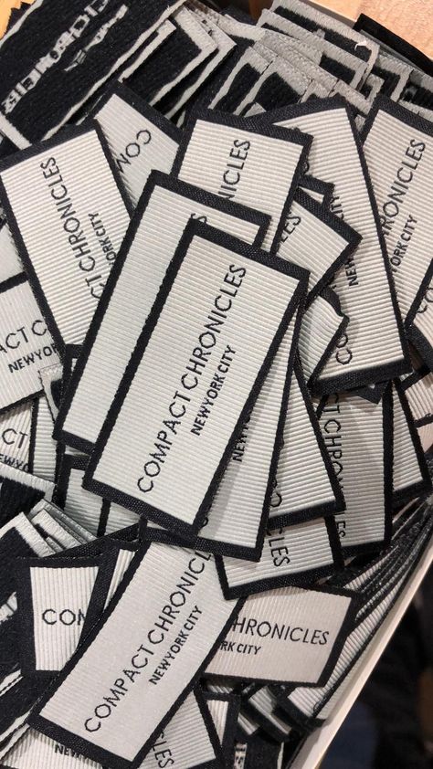 Tags For Clothes, Main Label, Custom Woven Labels, Clothing Labels Design, Hang Tags Clothing, Hang Tag Design, Luxury Packaging Design, Store Design Boutique, Small Business Packaging Ideas