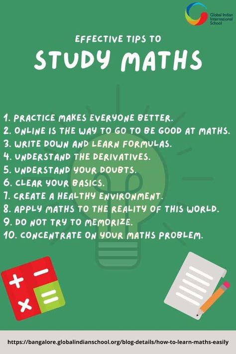 Improve Math Skills, How To Love Math, Maths Improvement Tips, How To Understand Maths Easily, Study Techniques Math, How To Get Good Marks In Maths, Study Tips For Maths Exam, Math Exam Study Tips, How To Learn Maths Easily