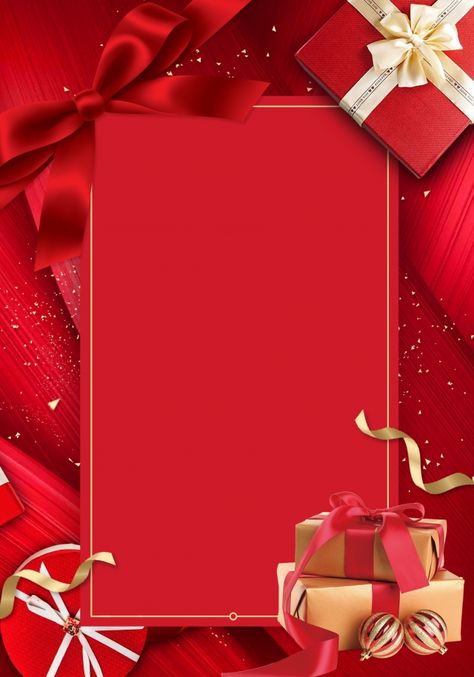 Red Gift Box Gift Box Festival Christmas Gift Background, Happy Holidays Greetings, Christmas Background Images, Screen Wallpapers, Merry Christmas Background, Red Gift Box, Happy Birthday Posters, Christmas Balls Decorations, Holiday Gift Box