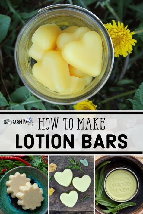 Learn how to make your own easy homemade lotion bars! I’ll share a basic lotion bar formula, tips & tricks, plus 10 favorite recipes! Mango Butter Lotion Bars, Honey Lotion Bars, How To Package Lotion Bars, Lotion Bar Packaging Ideas, Lotion Bars Packaging, Diy Skin Remedies, Diy Lotion Bars, Shea Butter Lotion Bars, Herbs Remedies