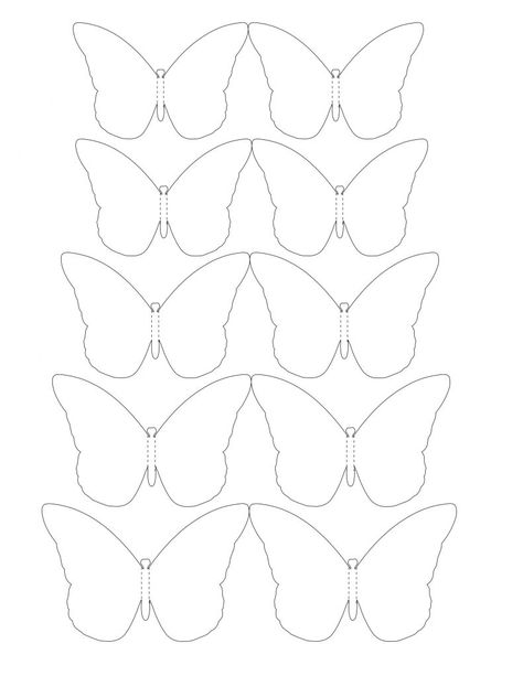 Paper Craft Butterfly Template Craft Butterfly, Paper Flowers For Kids, Butterfly Mobile, Butterfly Artwork, Butterfly Template, Paper Wall Hanging, Diy Butterfly, Applique Templates, Leaf Template