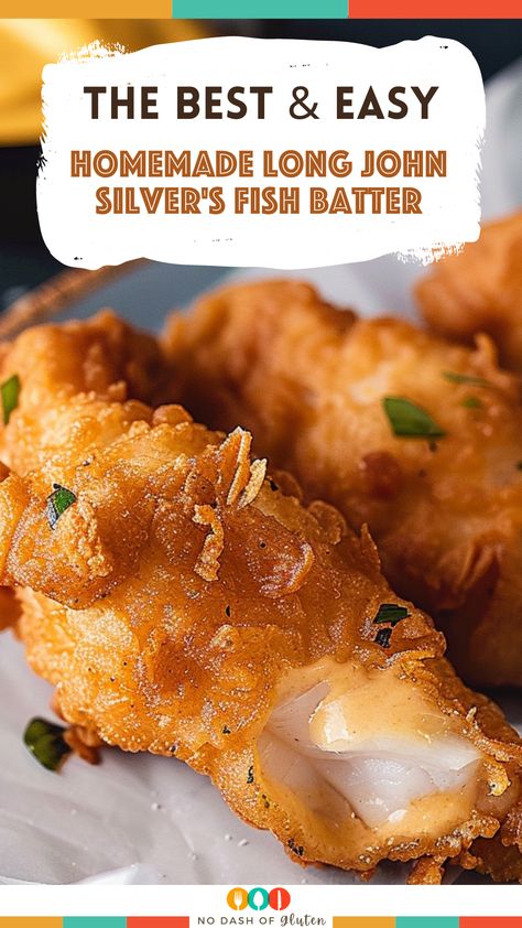 Long John Silvers Chicken Batter, Fish Batter With Club Soda, Beef Battered Fish, Buttermilk Battered Fish, Batter Dipped Fish, Fish In Batter Recipe, Easy Batter For Fish, Tempura Batter For Fish, Best Batter For Fish