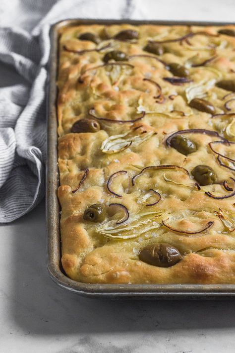 Ligurian Focaccia, Lodge Recipes, Focaccia Recipes, Foccacia Recipe, Foccacia Bread, Fennel Recipes, Focaccia Bread Recipe, New Year Resolutions, Onion Relish