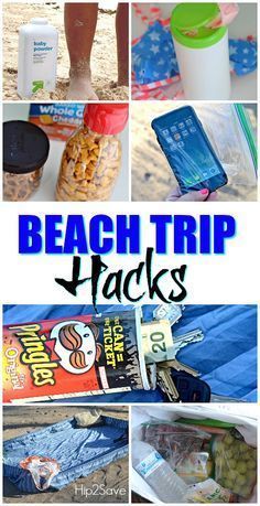 Headed to the Beach? Check Out These 7 Beach Trip Hacks! – Hip2Save Beach Trip Hacks, Beach Camping Tips, Trip Hacks, Summer Hacks, Retro Camping, Family Beach Trip, Beach Meals, Beach Vacay, Festival Camping