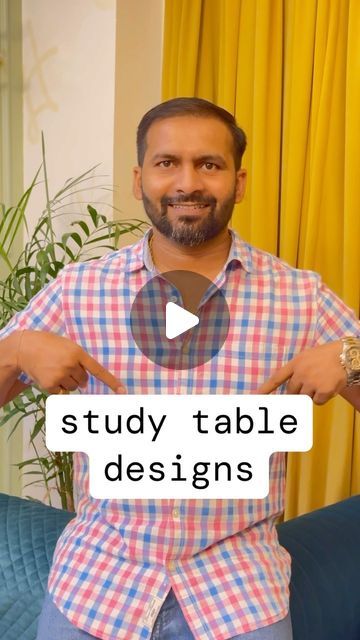 Vipin Rajput | Home interior Expert on Instagram: "Latest study table designs♥️

#study #studytable #studytabledesign #studytabledecor #reels #luxurydesign #affordable #interiors #instadaily #instagood #save #share #noidaextension #trendingreels" Compact Study Table Ideas, Study Table In Bedroom Ideas, Kids Study Table Ideas Modern, Latest Study Table Designs, Foldable Study Table Small Spaces, Modern Study Table In Bedroom, Study Table Designs Modern, Study Table Ideas Modern, Study Table Design Bedroom