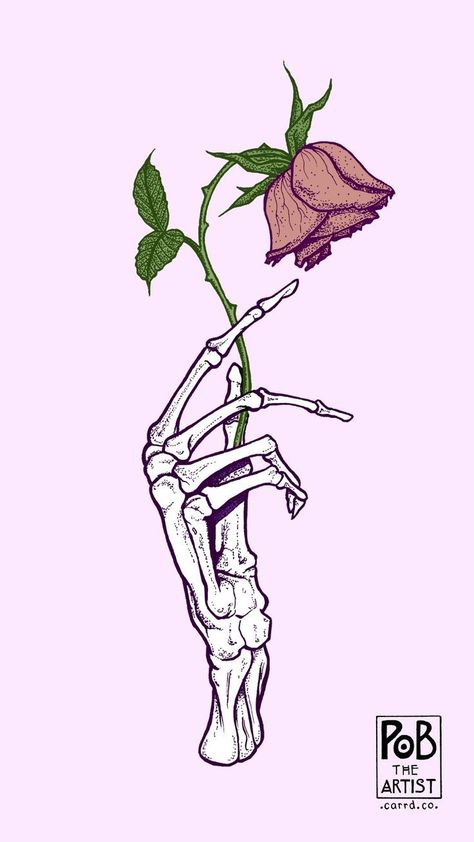 Skeleton hand holding a dead rose - perfect for tattoo design, t-shirt art, dark Valentine's Day. skeletonhand deadrose tattoo tshirt . #Skeleton_Hand_Tattoo_Design #Dead_Rose_Tattoo #Skeleton_Tattoo_Design #Skeleton_Hands_Drawing Skeleton Hand Tattoo Design, Hand Holding Rose, Rose Skeleton, Skeleton Hand Holding, Dead Rose, Hands Holding Flowers, Skeleton Tattoo, Arte Aesthetic, Skeleton Drawings