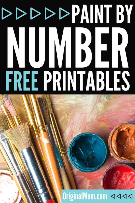 Paint by number for adults. Choose from 5 different paint by number templates for adult crafting fun. Paint By The Numbers, Make Your Own Paint By Number, How To Paint By Numbers, Canvas Painting Templates, Easy Paint By Number Printable Free, Easy Paint By Number, Paint By Number Free Printable, Diy Paint By Numbers Free Printable, Paint By Number Printable Templates Free