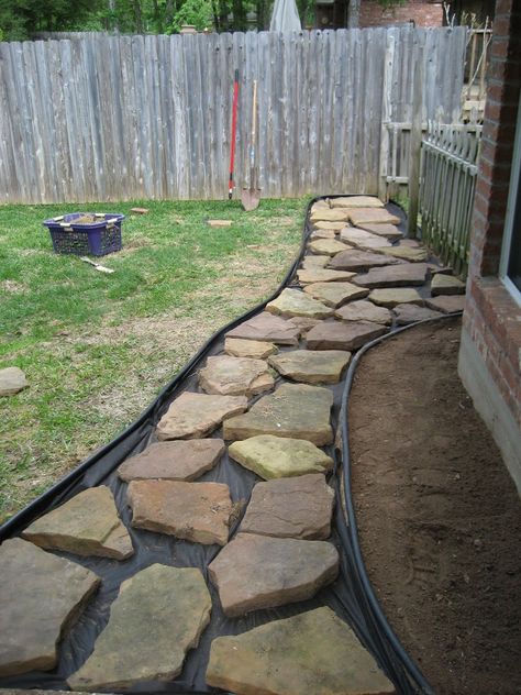 Stepping Stone Pathway, Flagstone Pathway, Owner Builder, Flagstone Walkway, Flagstone Path, Backyard Walkway, Walkway Landscaping, Pathway Landscaping, Flagstone Patio