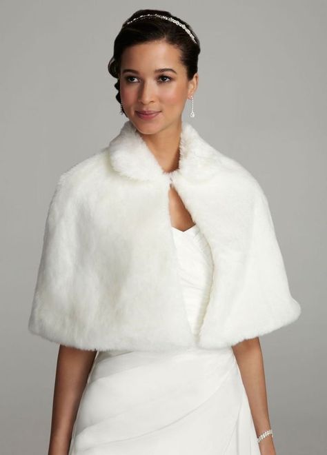 Winter Bridal Accessories, Fur Wedding Cape, Alaskan Wedding, Fur Capelet, Wedding Capelet, Bridal Coat, Bridal Fur, Wedding Fur, Bridal Jacket