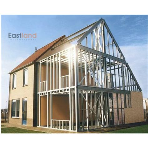 Steel Frame Architecture, Metal Building Designs, Steel Building Homes, Metal Barn Homes, Framing Construction, Steel Structure Buildings, Steel Frame House, Steel Framing, Pole Barn House Plans