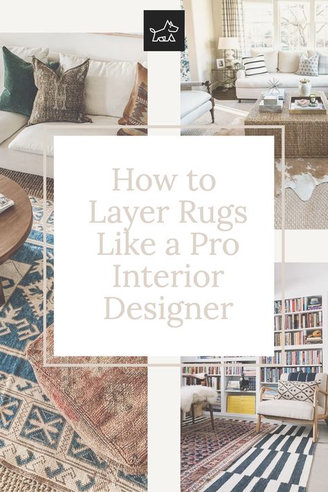 Implement these 10 designer tips for strategic rug layering. Start with a solid color base rug and add a smaller patterned rug for a pop of personality. Ensure the top rug complements the furniture and overall room aesthetic. Use non-slip pads under each layer for safety and stability. Layer rugs of different cultural styles for a worldly, eclectic look. Position the top rug to highlight a focal point in the room, like a coffee table or fireplace. Layring Rugs, Layering With Cowhide Rugs, Wallpaper And Rug Combo, Layered Rug Look, Overlapping Rugs Living Rooms, Layered Rug Living Room, Layered Rug Dining Room, Layered Living Room Rugs, Two Rugs In One Room Layout