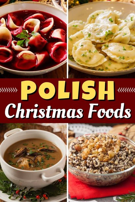 Polish Mushroom Soup Christmas, Polish Food For A Crowd, Hungarian Christmas Dinner, Ukrainian Christmas Recipes, Polish Dishes Traditional, Hungarian Christmas Traditions, Polish Christmas Eve Recipes, Traditional Polish Christmas Food, European Recipes Traditional