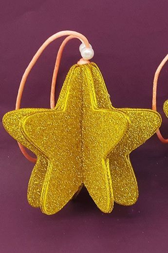 How to make paper Christmas star - Glitter foam paper Christmas star - Hanging Christmas decorations. Easy 3D Christmas Star DIY Decorations Ornaments with EVA Glitter Foam Paper Crafts. #Christmas #Star #Decor Christmas Aesthetic Decor Diy, Eva Foam Christmas Decorations, Foam Paper Christmas Crafts, Star Making Ideas For Christmas, Glitter Paper Crafts Diy, Foam Paper Crafts, Christmas Star Diy, 3d Christmas Star, Paper Crafts Christmas