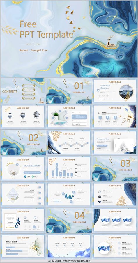 Unique Gilt Style Business PowerPoint Templates Business Ppt Templates, Powerpoint Template Free, Business Powerpoint Templates, Template Google, Business Plan, Blue Tones, Cool Suits, Exquisite Design, Google Slides