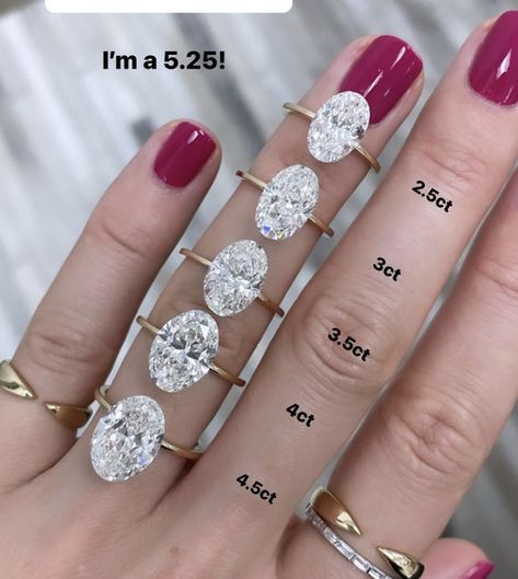 Three Carat Oval Engagement Ring, 4 Carrot Diamond Ring, Oval Ring Carat Size Chart, Oval Diamond Carat Size Chart, Carat Sizes On Hand Oval, 4 Carat Engagement Rings Oval, 3.5 Ct Oval Engagement Ring, Oval Engagement Ring 5 Carat, Oval Carat Size Chart