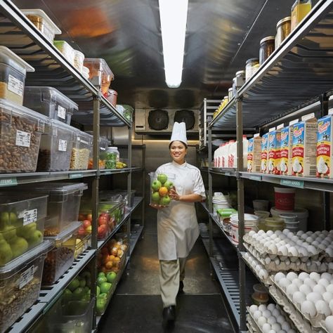 A house would crumble without a solid foundation. The same goes for a restaurant’s storage space. You can’t make amazing food if it’s not in a safe, organized and clean environment. Where does it all start? Shelving. #cambro  https://blog.cambro.com/2018/09/19/why-shelving-should-be-your-first-focus/ Restaurant Kitchen Storage Ideas, Restaurant Kitchen Storage, Commercial Kitchen Storage Ideas, Restaurant Food Storage, Restaurant Storage Ideas, Restaurant Storage Organization, Restaurant Organization Ideas, Commercial Kitchen Design Restaurants, Commercial Kitchen Organization