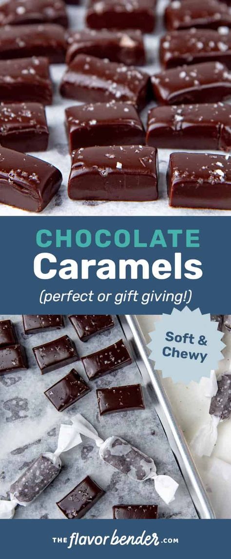 Amish Caramel Recipe, Twisted Chocolate Caramels, Melting Kraft Caramels, Heavy Cream Caramels, Diy Caramels Candy, Chocolate Dipped Caramels, Werthers Chewy Caramel Recipes, Microwave Chocolate Caramels, Chocolate Caramel Candy Recipe