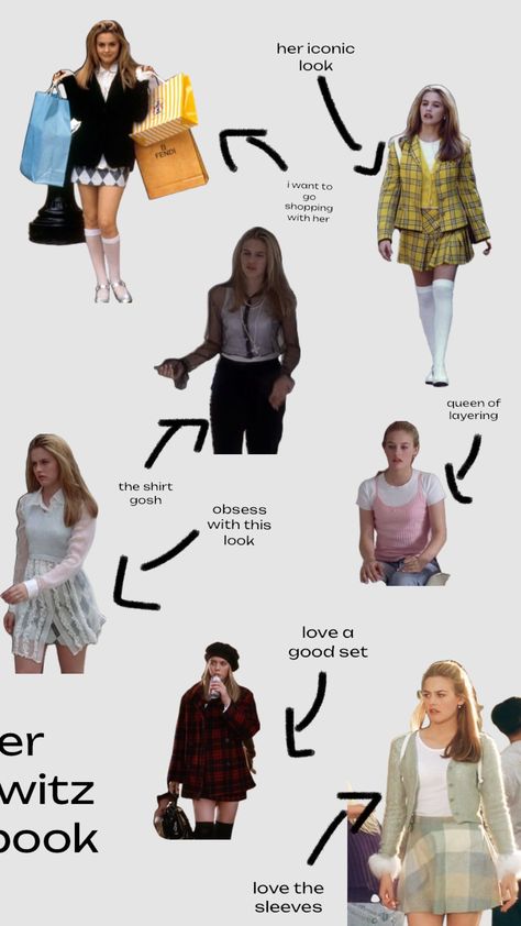 #clueless #cherhorowitz #fashion #fashioninspo #fashionaesthetic #fashioncollage #fashionicon #fashionmoodboard #style #styleinspo #aliciasilverstone Clueless Costume Ideas, Cher Outfits Clueless, Clueless Outfits Inspiration, Cher Horowitz Outfit, Cher Clueless Outfit, Cher Looks, Clueless Costume, Clueless Cher, Cher Outfits