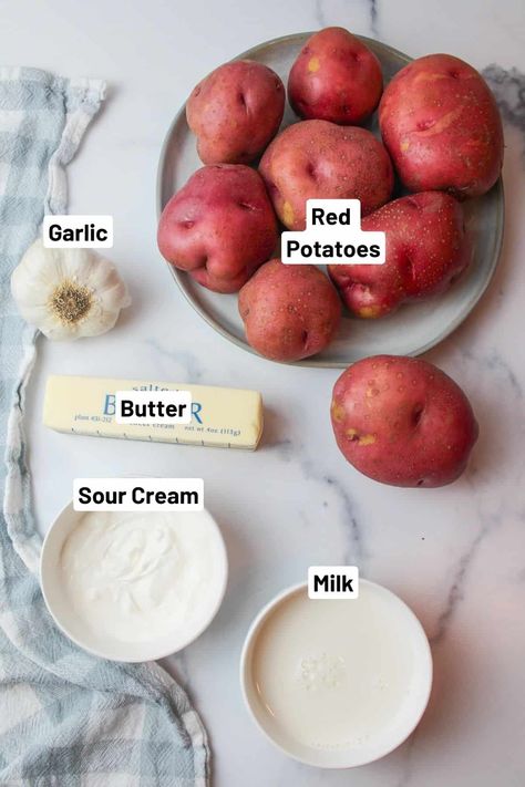 Red Garlic Mashed Potatoes, Garlic Red Potatoes Mashed, Garlic Mashed Potatoes With Skin, Garlic Mashed Red Potatoes Recipe, Mashed Red Potatoes With Skins, Homemade Mashed Potatoes Russet, Organic Mashed Potatoes, Garlic Mashed Red Potatoes, Creamy Red Skin Mashed Potatoes