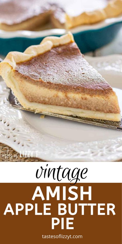 Apple Butter Custard Pie, Recipes From The 1900s, Apple Butter Pie Southern Living, Apple Pie Custard, Apple Butter Ingredient Recipes, Apple Butter Apple Pie, Apple Pie Butter, Cinnamon Sugar Apple Butter Pie, Recipes To Use Apple Butter