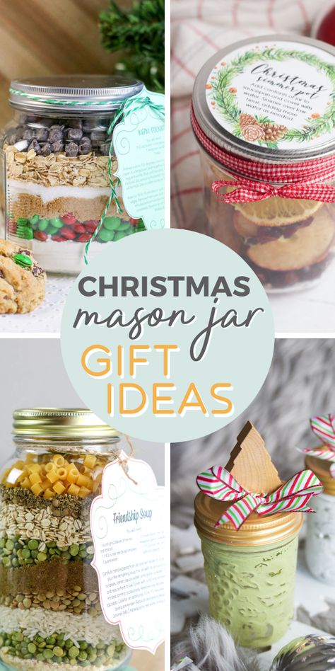 Homemade Mason Jar Gifts, Jar Christmas Gifts, Mason Jar Baking, Jar Food Gifts, Mason Jar Gifts Recipes, Mason Jar Gift Ideas, Jar Gift Ideas, Christmas Jar Gifts, Mason Jar Lids Ornaments